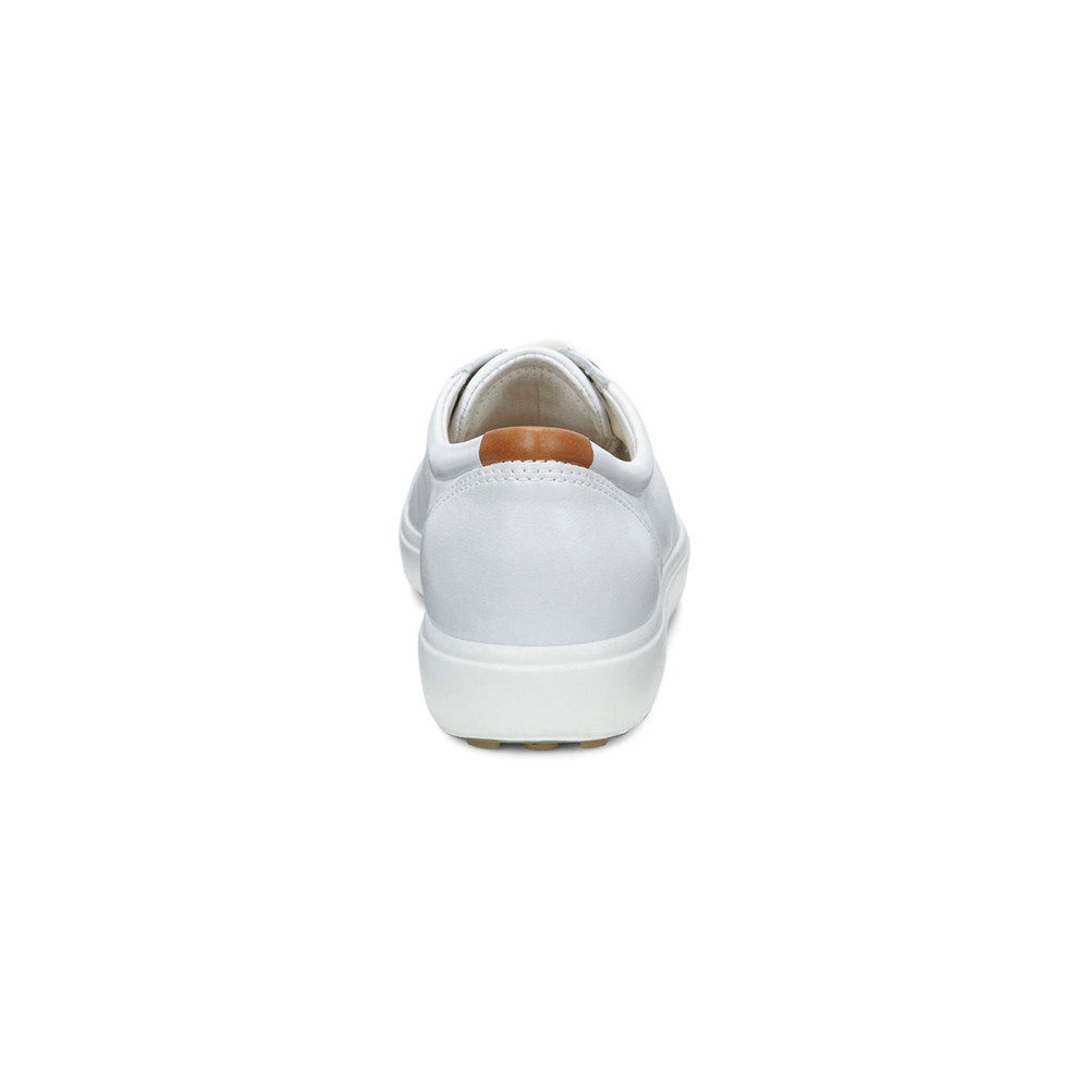 ECCO Sneakersy Damskie - Soft 7 - Białe - LFOGHS-069